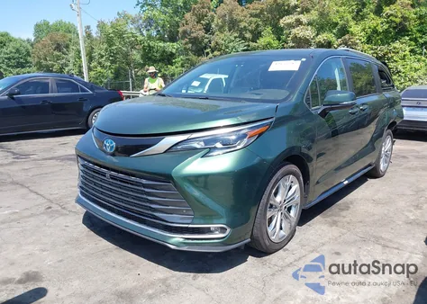 2024 Toyota Sienna Platinum z USA, uszkodzony, nr VIN 5TDERKEC3RS190557